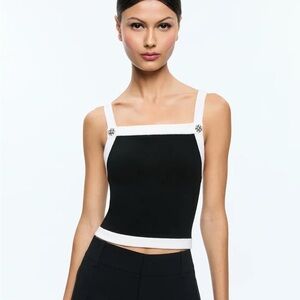 Alice + Olivia Dandi Knit tank